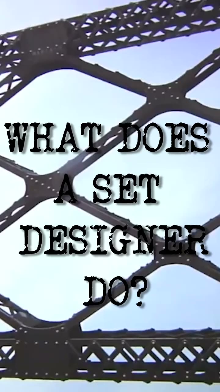 What does a set designer do?